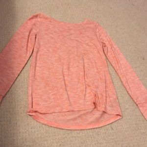 Champion coral girls long sleeve athletic shirt